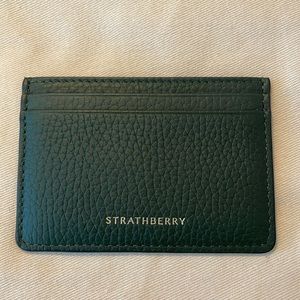 Strathberry Leather Cardholder NWT Green